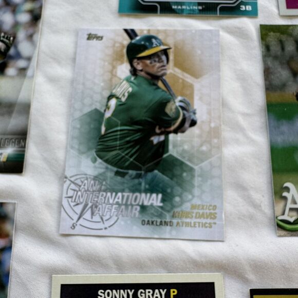 Oakland A’s Baseball 12 Card Lot NM Mark McGwire Rookie 366 Blackburn Refractor - Picture 8 of 13